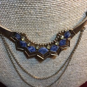 Chloe and Isabel gold necklace with accent chain